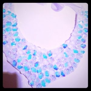 RSVP Sparkly crystal adorned necklace